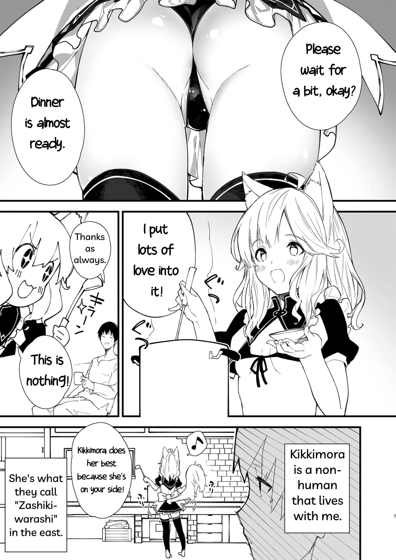 Hentai Manga Comic-A Book About Making Out With a Kemonomimi Maid-Read-5